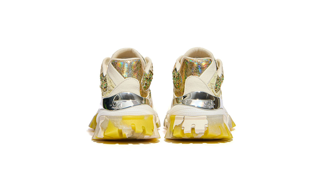 JOIA PARIS Schuhe Sneaker Diamond Beige Yellow