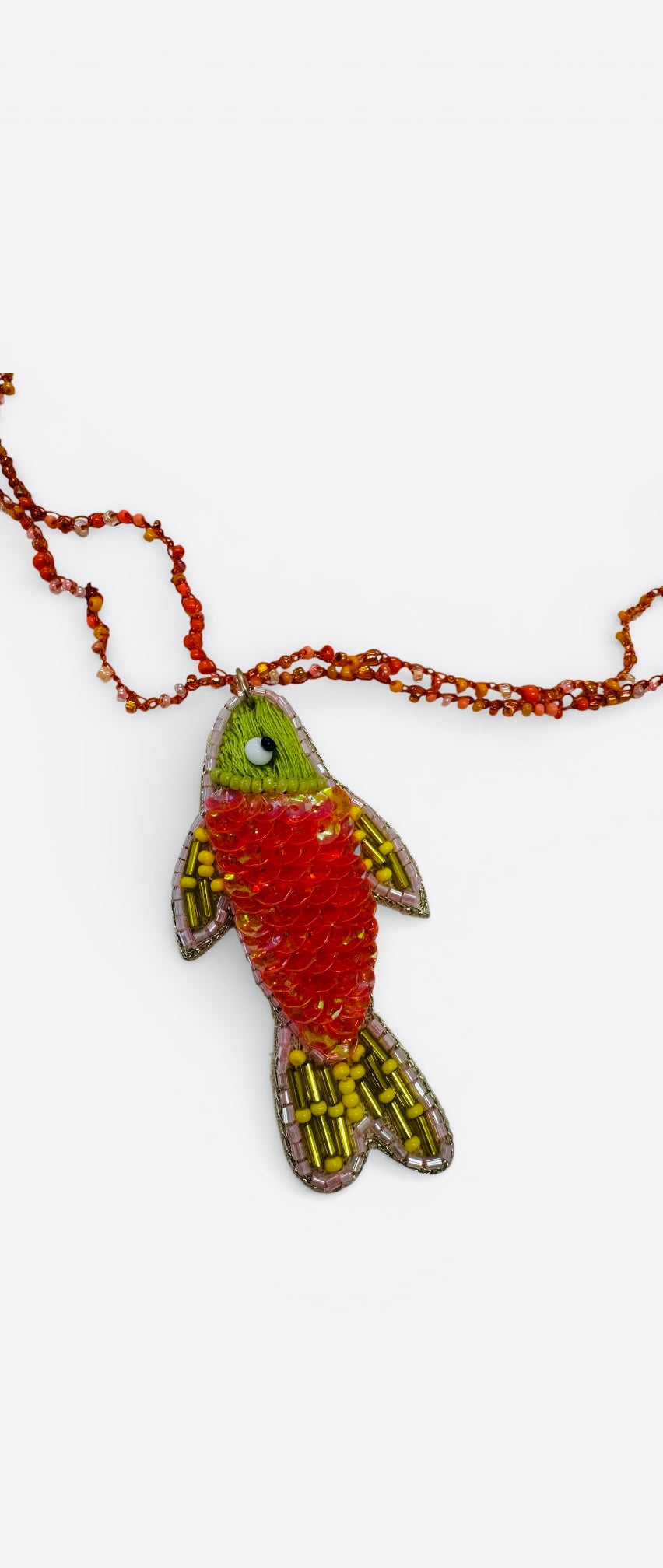 SOULKATHRINE Halskette Fisch Orange