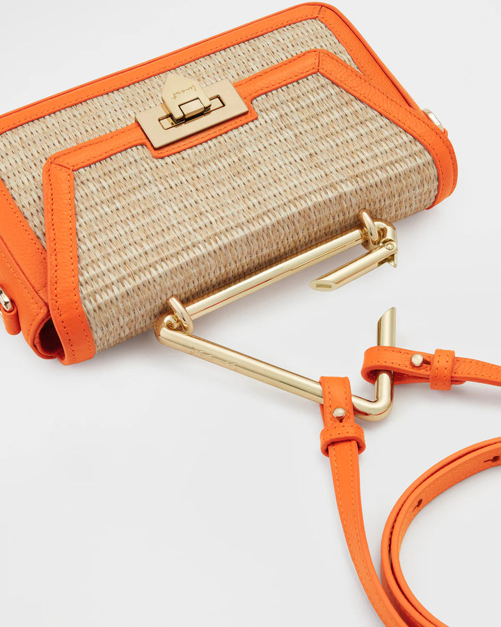 weat Tasche Big Toast Raffia Orange