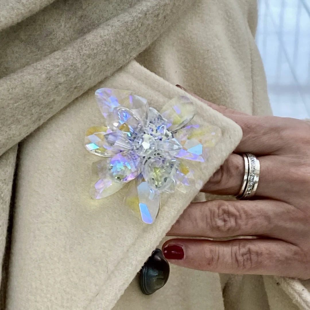 MAXIMONDÄN Schuhclips Crystal Flower