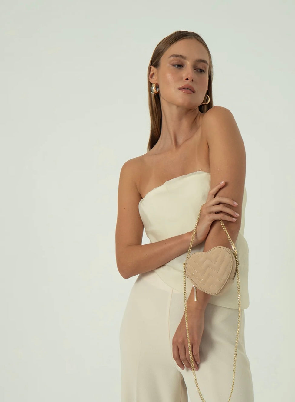 weat Tasche HEART BAG, Farbe Oatmilk