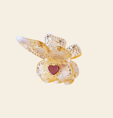 MAANESTEN Haarklammer Flutura Schmetterling Pumpkin