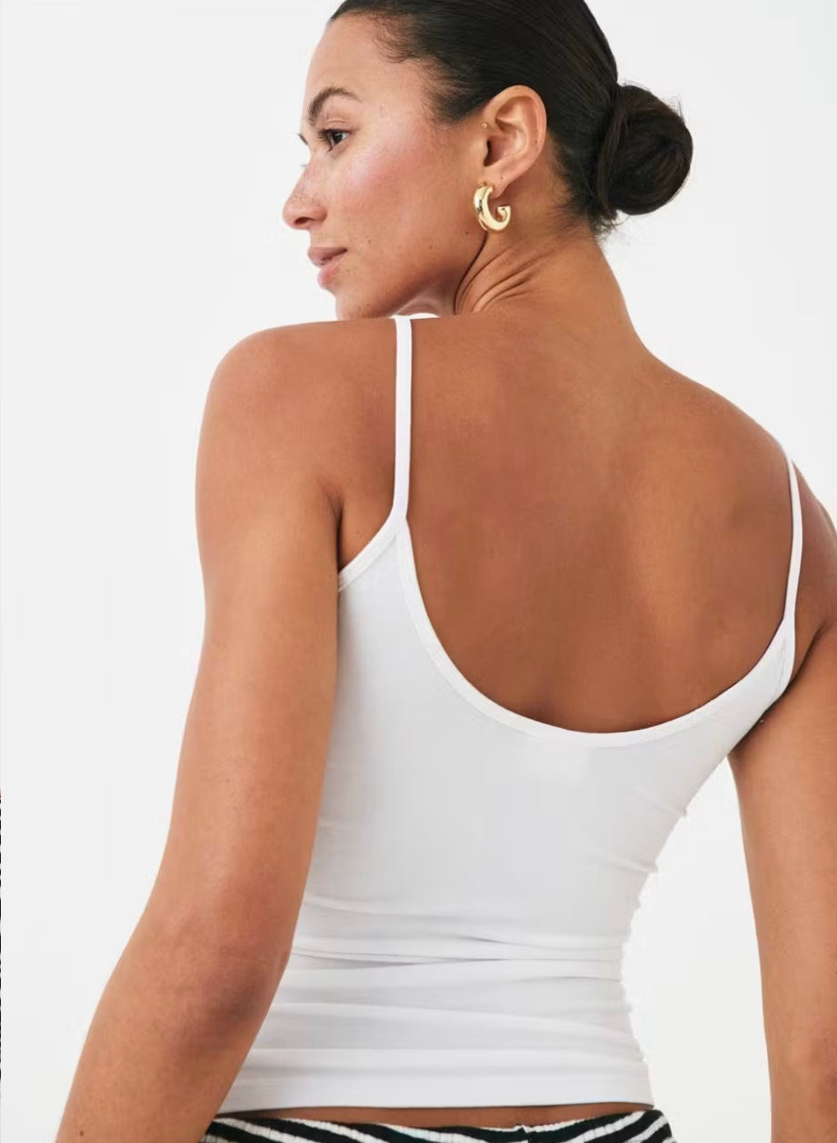 GINA TRICOT Basic Top, Weiß