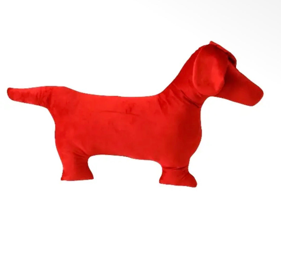 Zierkissen Dackel – Farbe Rot