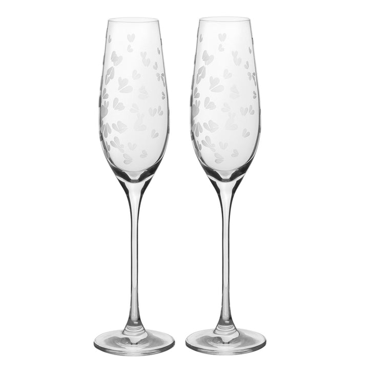 Räder, Sektglas, Herzen