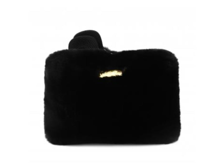 MOO ILO Schuhe Flipis Flausch Edition, Farbe Schwarz