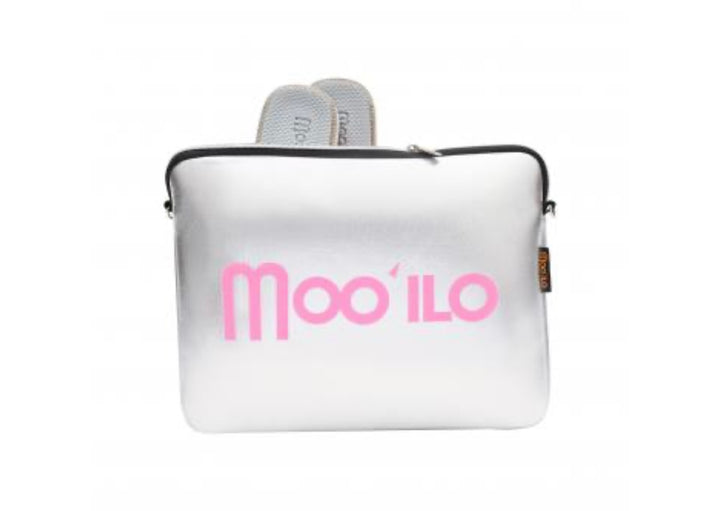 MOO'ILO Schuhe Flipis, Glitzerstreifen, SILBER