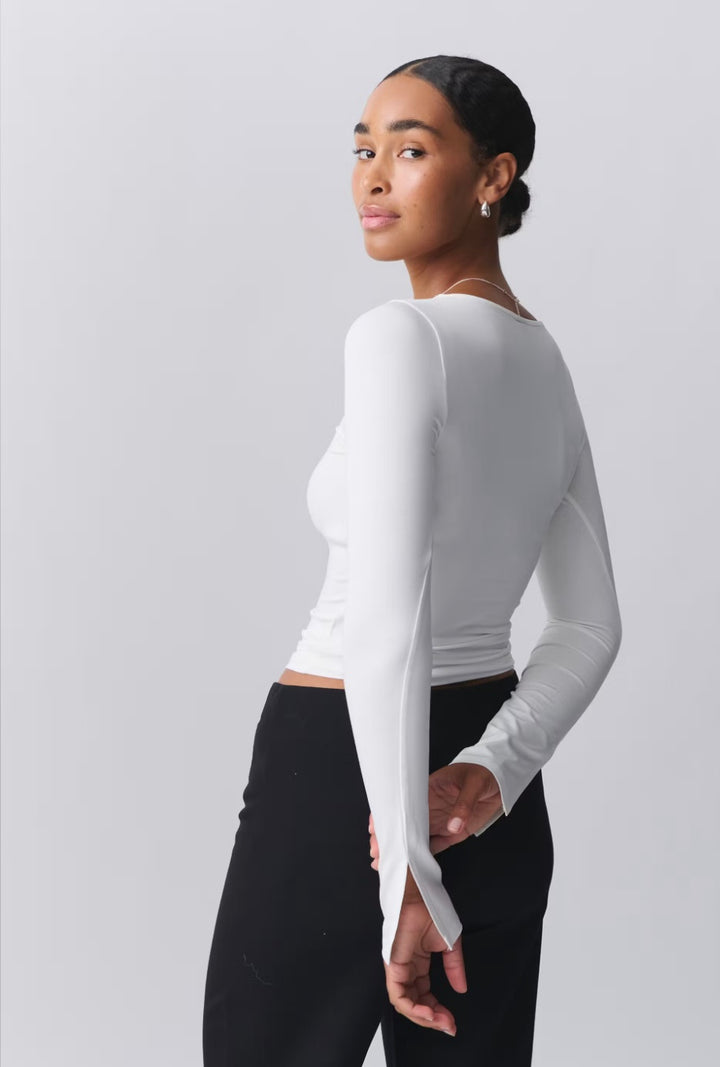 GINA TRICOT Long Sleeve, Offwhite