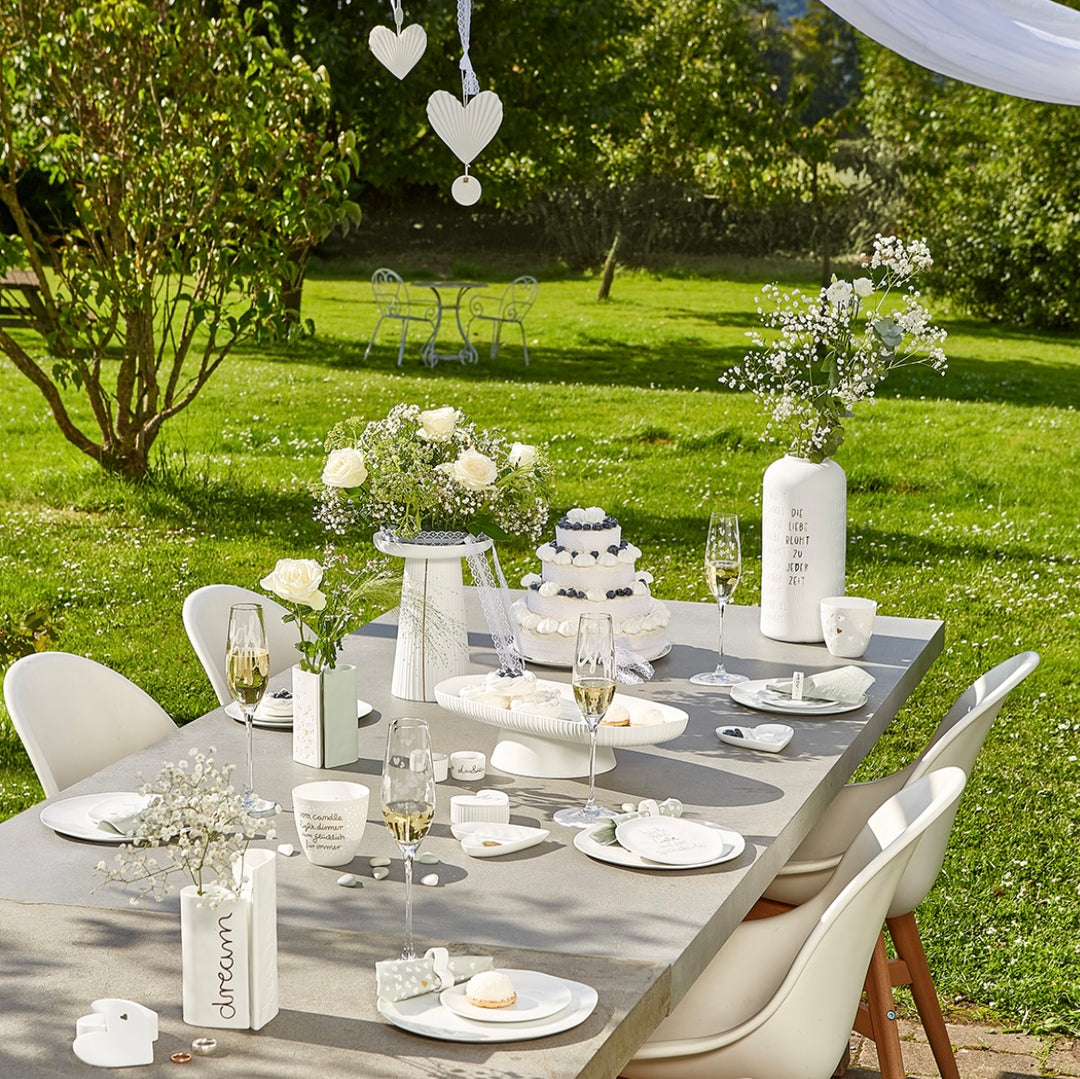 Räder, Vase, Herz, 2er Set