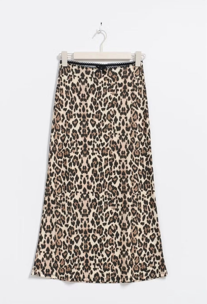 GINA TRICOT langer Rock, Leo