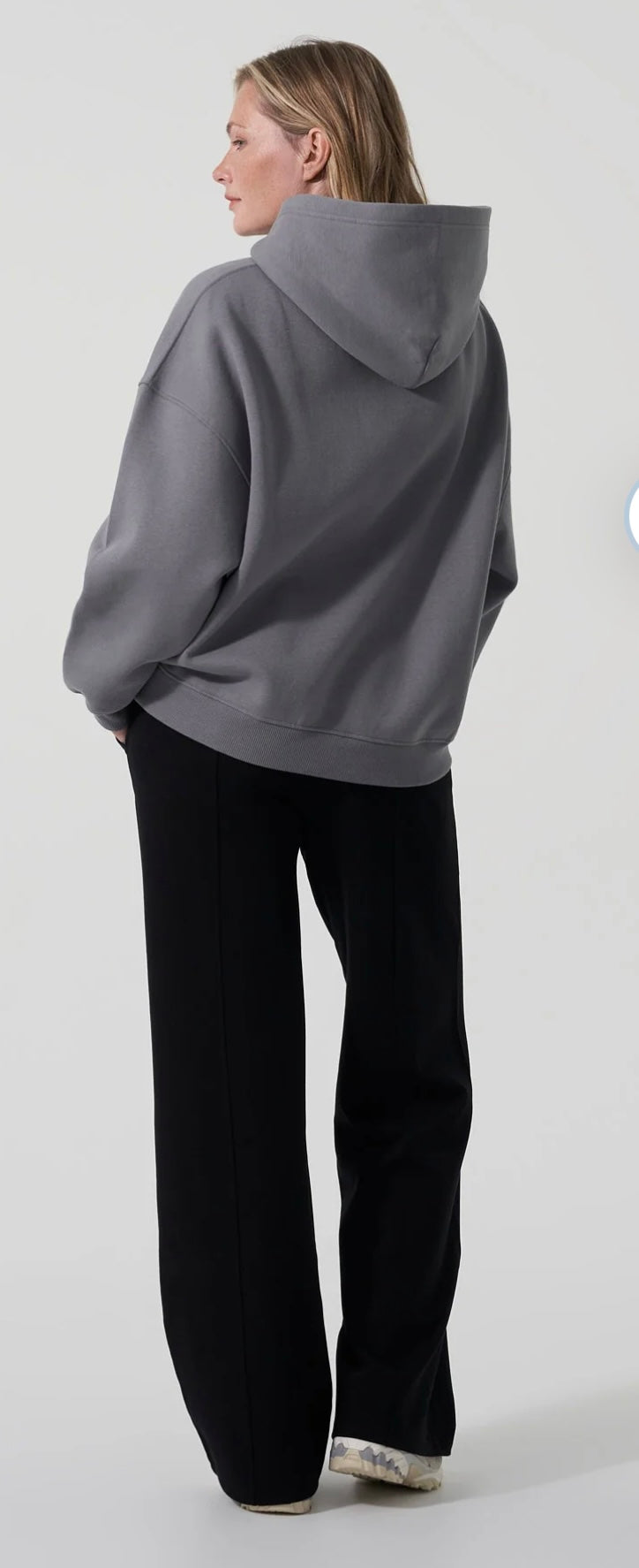 OH APRIL Oversized Hoodie Dunkelgrau