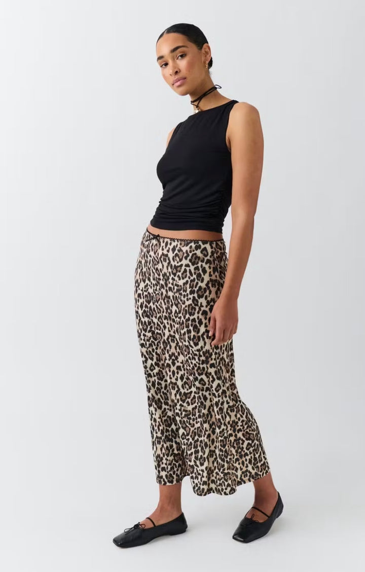 GINA TRICOT langer Rock, Leo
