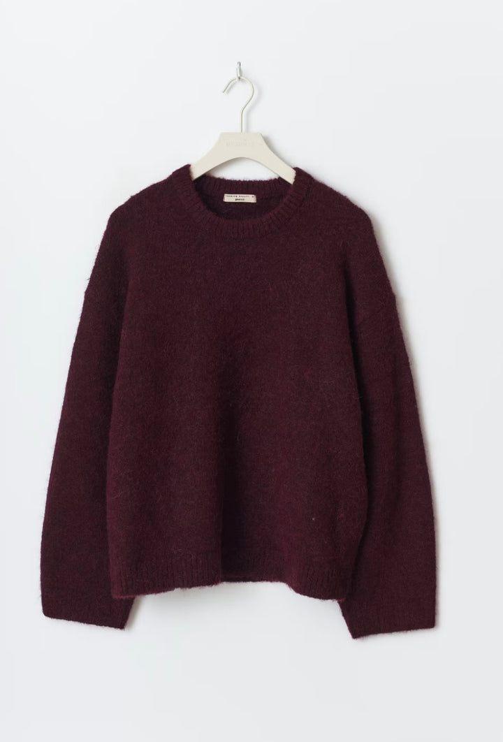 GINA TRICOT Pullover Weinrot