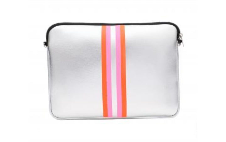 MOO ILO Tasche Clutch Neopren Silber