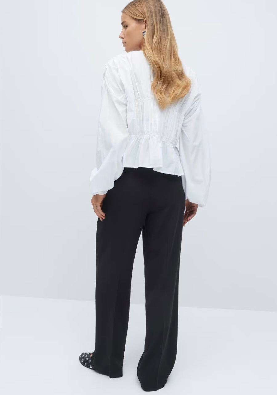 GINA TRICOT weite Hose, Schwarz