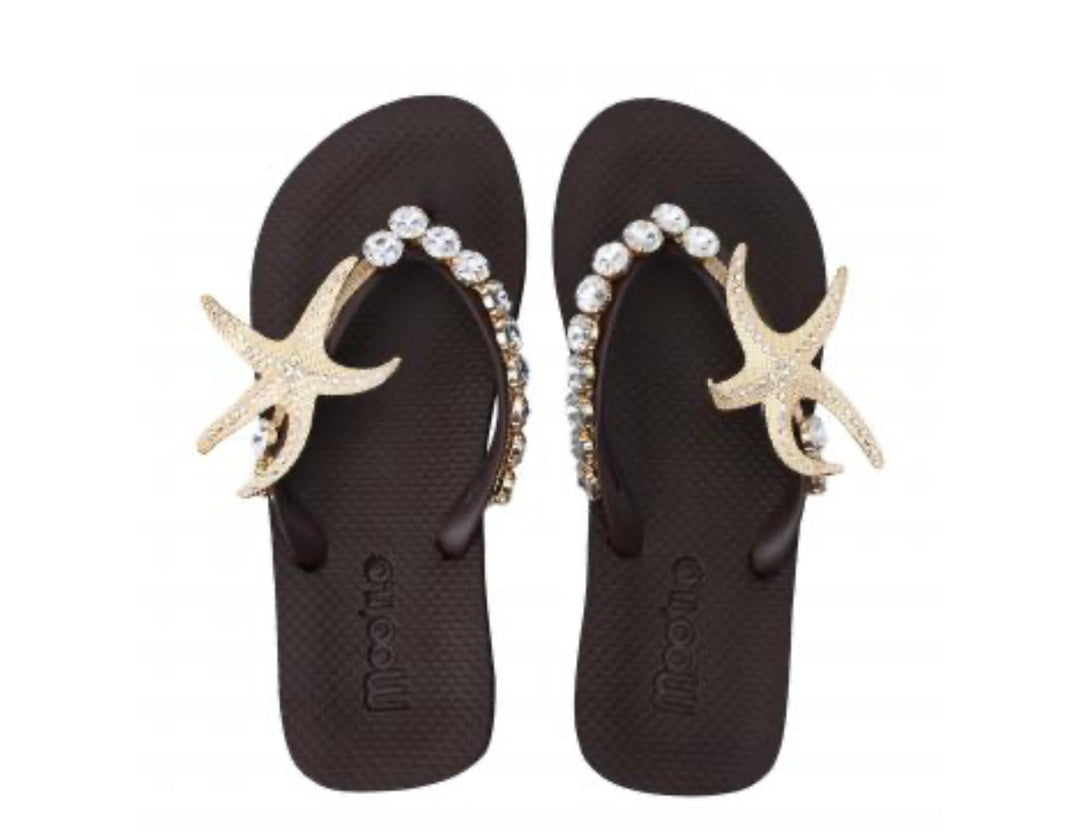 MOO'ILO Schuhe Flipis, SEESTERN, DUNKELBRAUN