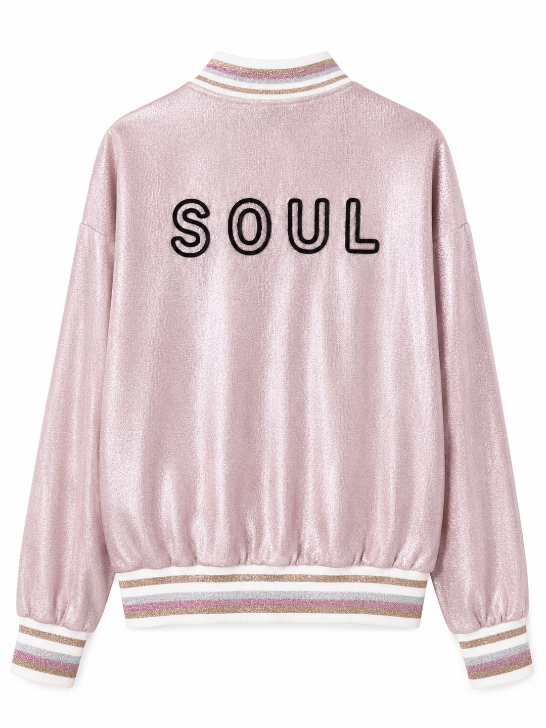 SOULKATHRINE Jacke aus Glitzerstoff SOUL, Farbe Rosa