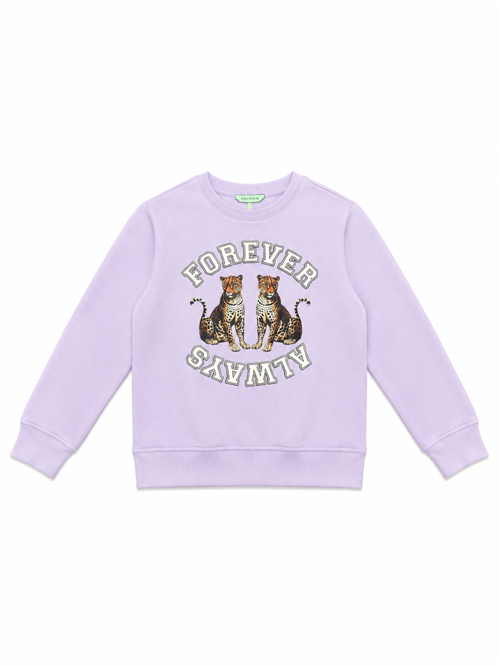 CODELLO Sweatshirt Leo ALWAYS FOREVER Farbe Flieder