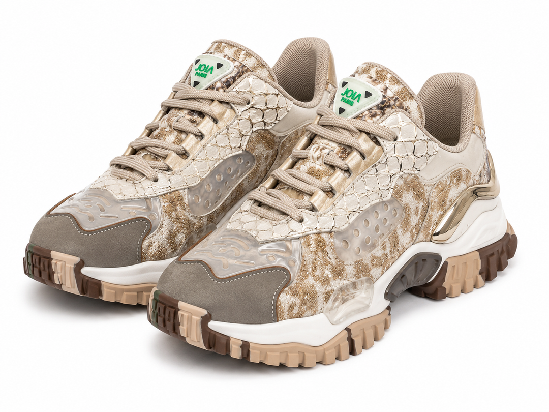 JOIA PARIS Schuhe Sneaker Juice 035 Gold Beige