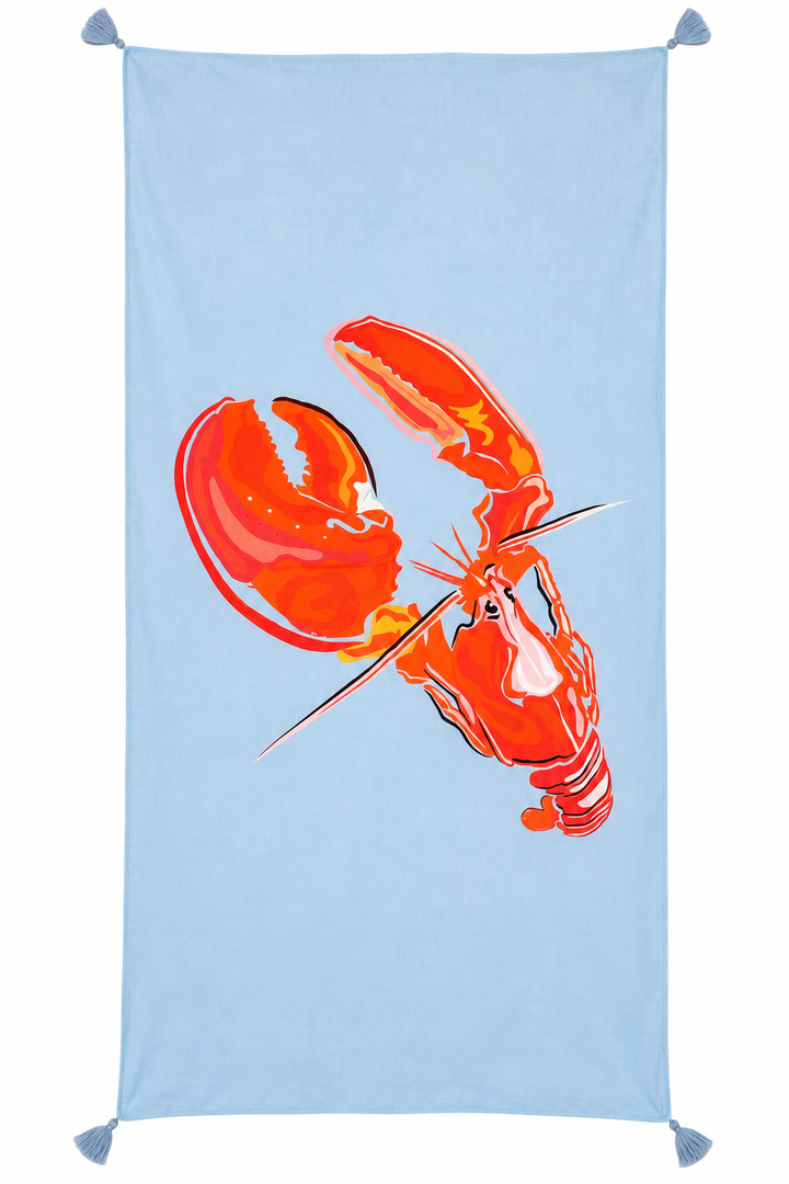 CUTE STUFF Tuch Hummer Hellblau
