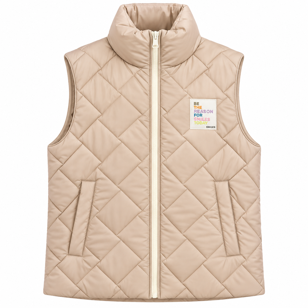 KARINS SCHWESTER Steppweste Smiles Beige
