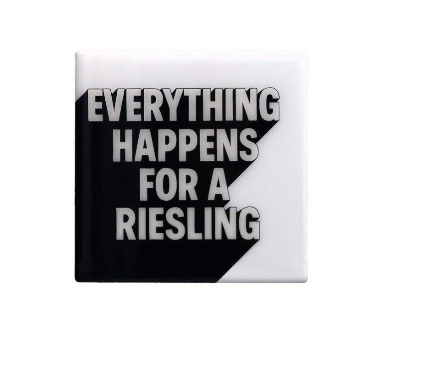 GIFTCOMPANY LOVE TILES Untersetzer Motiv Everything happens for a Riesling