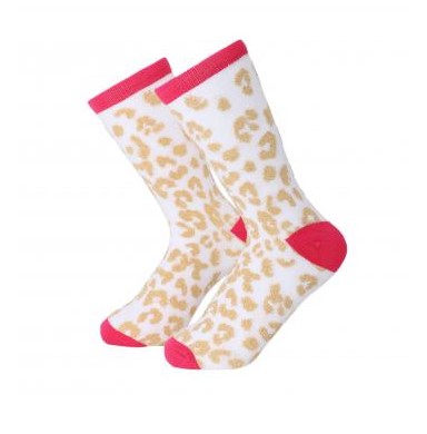 MOO ILO SOCKEN in kleiner Neonpren Tasche, Leo, Farbe Gold