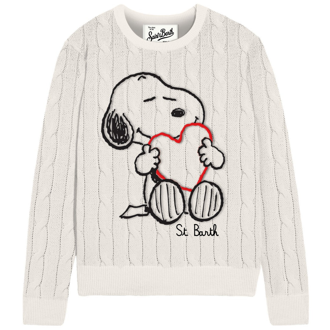 MC2 Saint Barth Pullover Strick Peanuts™ Snoopy Outline