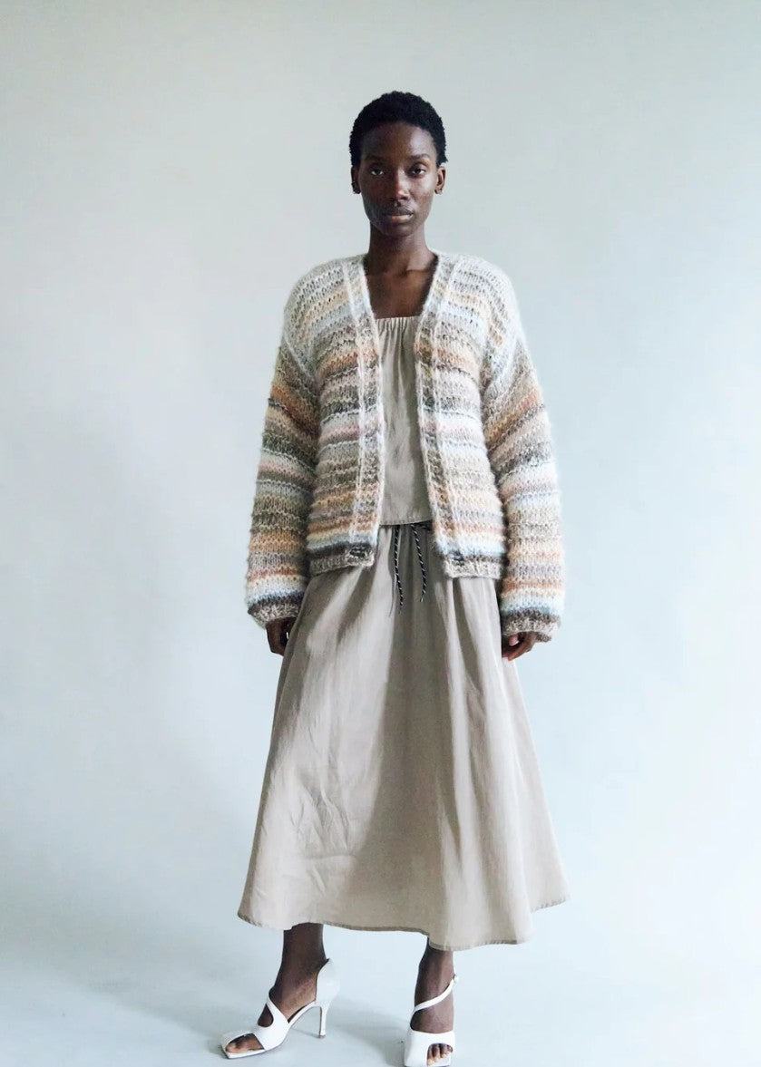 DAWN X DARE Strickjacke Gina, Farbe Peat/Nude