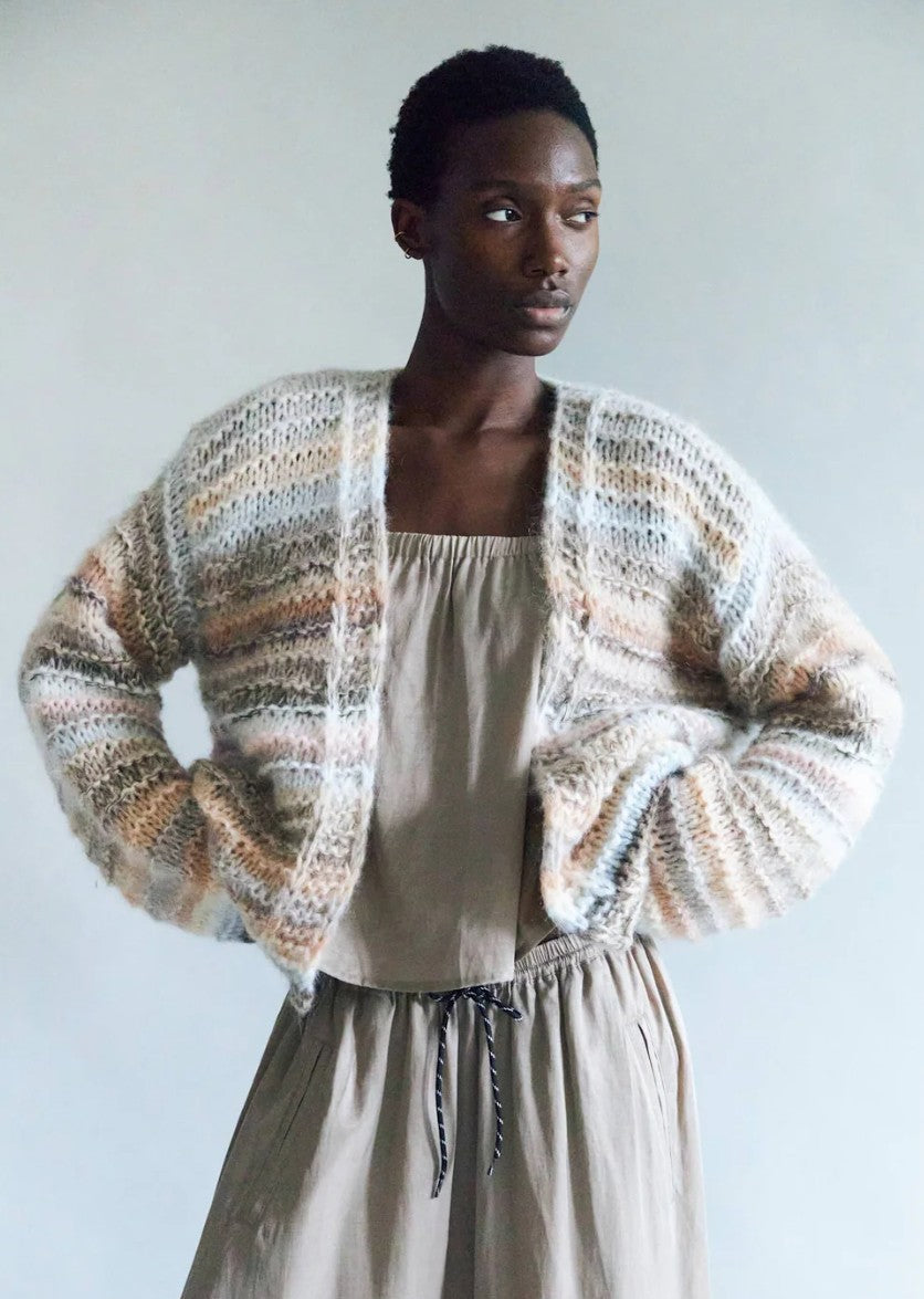 DAWN X DARE Strickjacke Gina, Farbe Peat/Nude