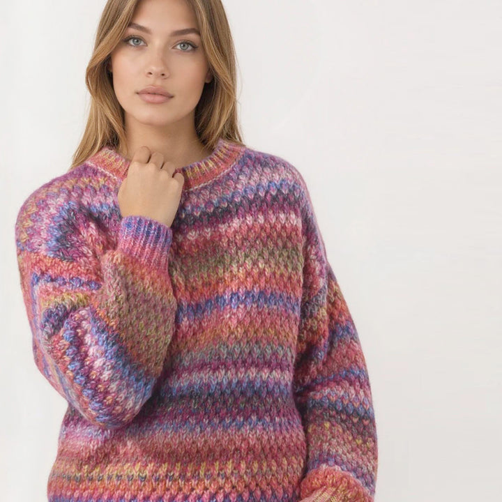 SOULKATHRINE Pullover Streifen Pink