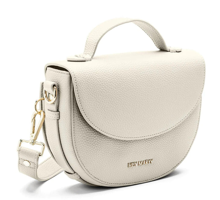 HEY MARLY Tasche Half Moon Farbe Crema