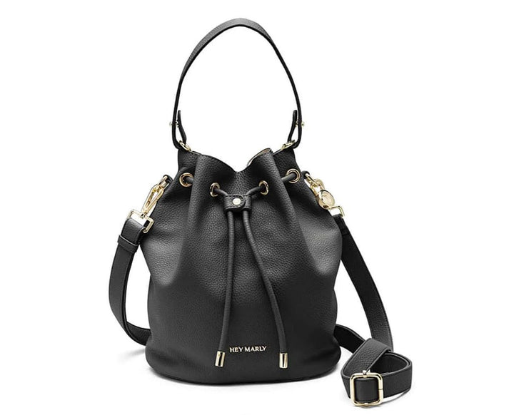HEY MARLY Tasche Bucket Bag, Farbe Schwarz