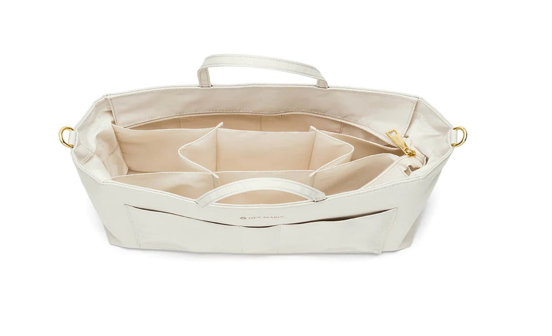 HEY MARLY Tasche Innentasche Inside Bag, Farbe Crema