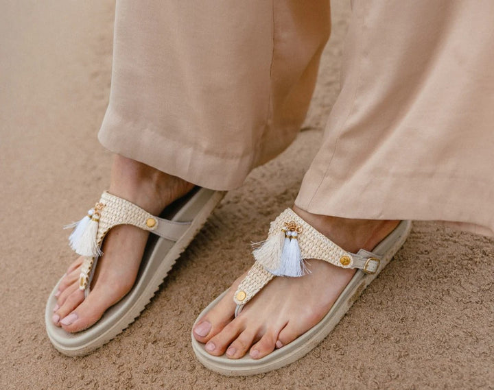 HEY MARLY Sandale CASUAL CLEAN CREMA