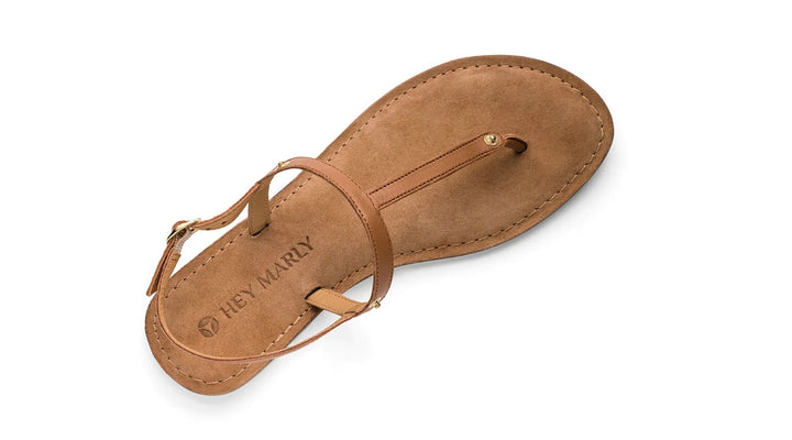 HEY MARLY Sandale CASUAL COMFORT COGNAC
