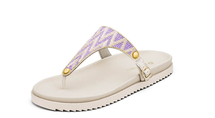 HEY MARLY Topping für Sandale Sandy Lines Pastel Lilac