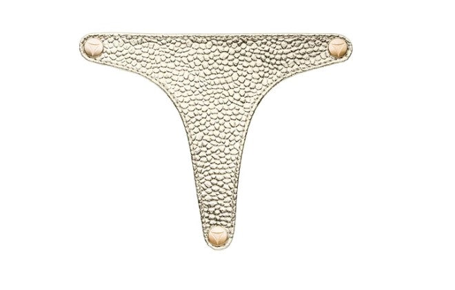 HEY MARLY Topping für Sandale Mars Metallic Gold