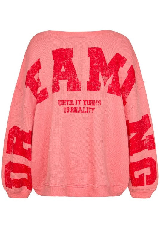 LIV BERGEN Sweatshirt Sky Dreamin Farbe Pop Pink