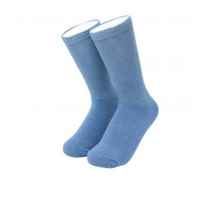 MOO ILO LUREX SOCKEN in kleiner Neonpren Tasche, Farbe Blau
