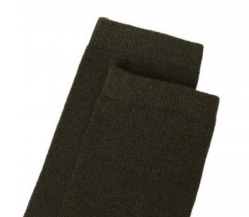 MOO ILO LUREX SOCKEN in kleiner Neonpren Tasche, Farbe Khaki