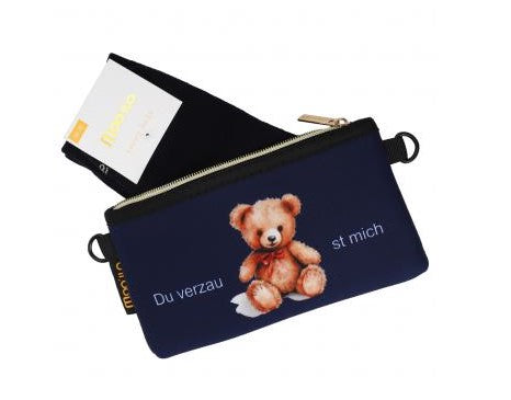 MOO ILO SOCKEN in kleiner Neonpren Tasche, Bär
