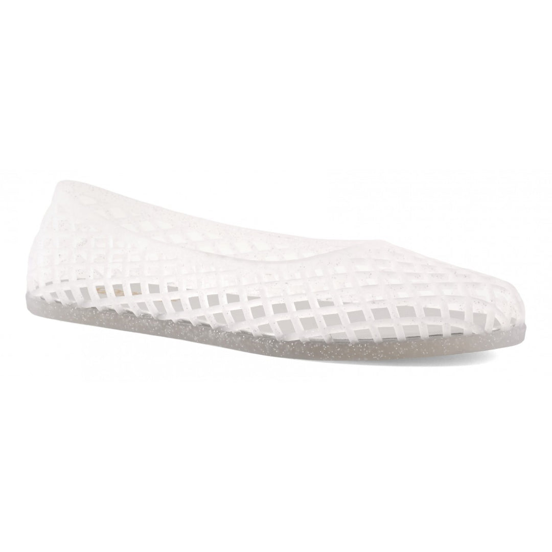 COLOURS OF CALIFORNIA Jelly Ballerina Silber mit Glitzer