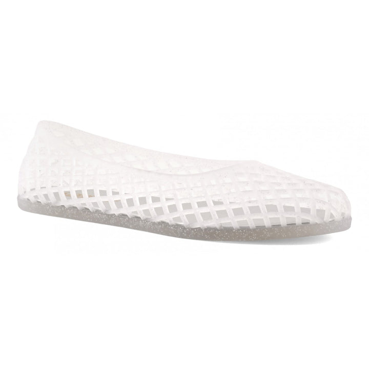 COLOURS OF CALIFORNIA Jelly Ballerina Silber mit Glitzer