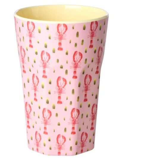 RICE Melaminbecher HUMMER PINK