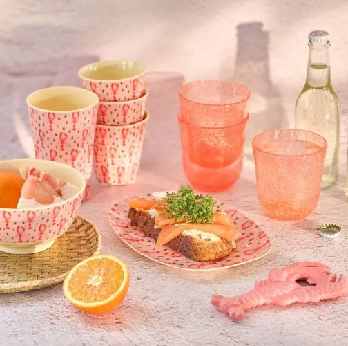 RICE Melaminbecher HUMMER PINK
