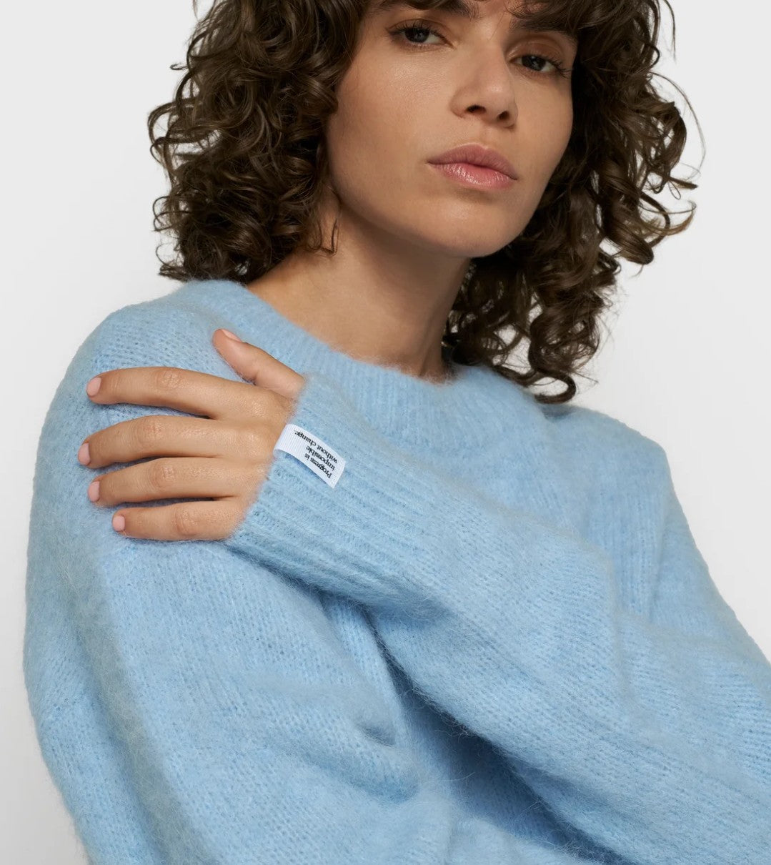 10DAYS Pullover flauschig, Farbe Hellblau