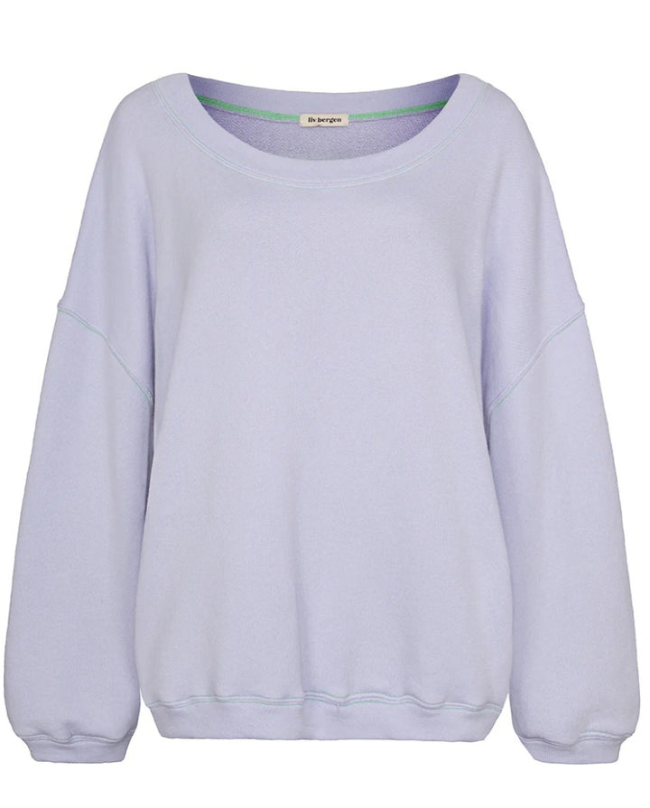 LIV BERGEN Sweatshirt Square Farbe Blau/Grün
