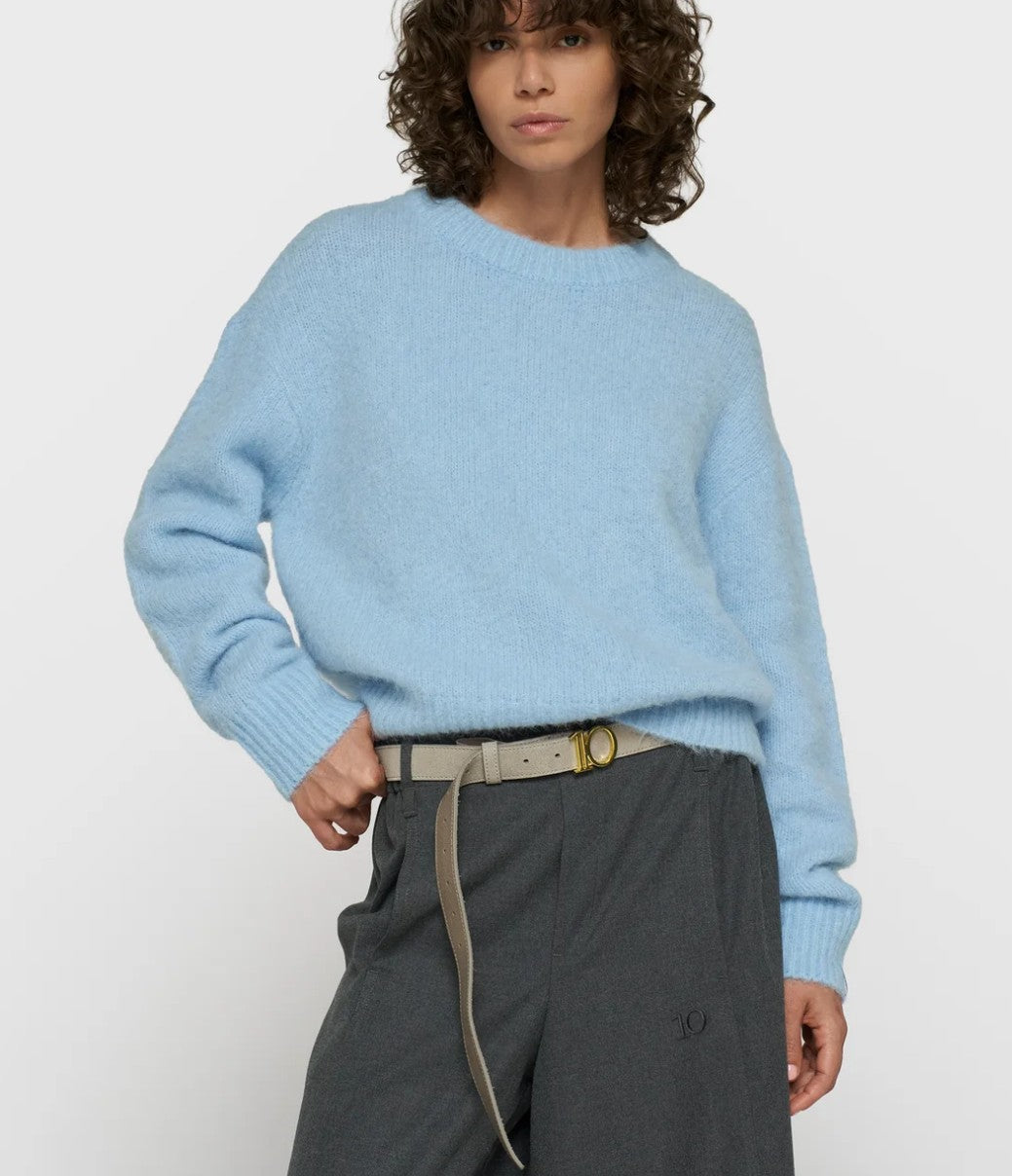 10DAYS Pullover flauschig, Farbe Hellblau