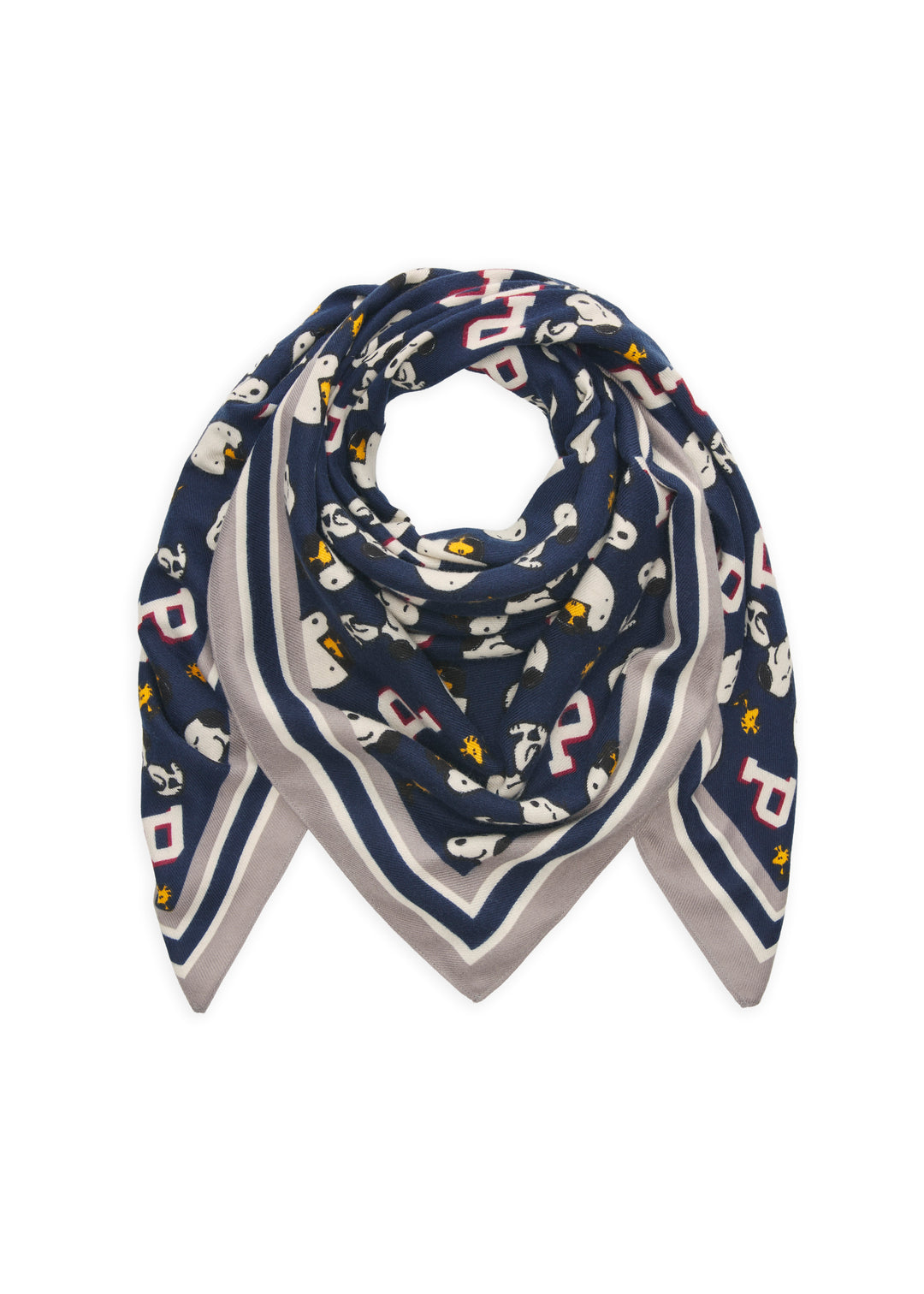 CODELLO Tuch Peanuts™ Snoopy, Football College Woodstock & Snoopy, Farbe  Navy Blau